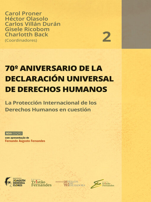 Title details for 70º aniversario de la declaración universal de derechos humanos La Protección Internacional de los Derechos Humanos en cuestión by Charlotth Back - Available